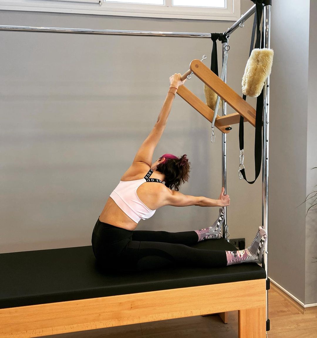 Bir yoginin pilates dersi